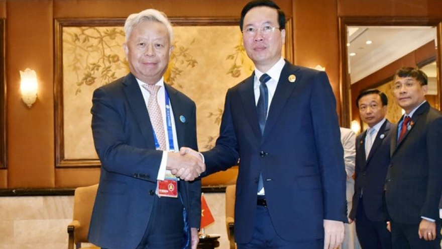 Vietnamese President receives leader of Asian Infrastructure Investment Bank